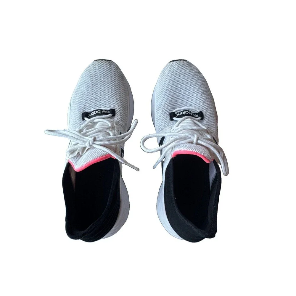 New Balance Fresh Foam Roav Women's Size 10 White Black Pink WROAVLW Excellent